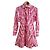 Autre Marque Vestido con Estampado Botánico Patou 23SS Rosa Blanco