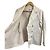 Autre Marque Chaqueta de algodón 45R Okome Chino 908P Beige Crudo - vista 3