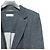 Autre Marque Chaqueta de Punto Ajustada con Parche en los Codos Laurel Gris Gris antracita - vista 3