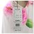 LEONARD Kankan Stretch Kleid mit Blumenmuster Pink Weiß - Ansicht 8