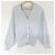 Autre Marque SHENERY Strickjacke aus dehnbarem Polyester-Rippstrick Grau