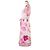 LEONARD Kankan Stretch Kleid mit Blumenmuster Pink Weiß - Ansicht 3