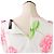 LEONARD Kankan Stretch Kleid mit Blumenmuster Pink Weiß - Ansicht 5