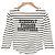 Autre Marque Camiseta de algodón con cuello barco y mangas 3/4 Madisonblue Blanco Caqui