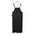Autre Marque Simplicidad B.C STOCK Mono de Mezcla de Lino Negro
