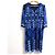 Autre Marque Vestido de red Oriental Power de VIVIENNE TAM Azul