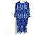Autre Marque Vestido de red Oriental Power de VIVIENNE TAM Azul - vista 3