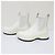 Jil Sander Leder Chelsea Boots Weiß - Ansicht 4