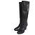 Autre Marque Sartore Hohe Lederstiefel Schwarz