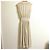 Autre Marque Vestido Largo de Jacquard con Lunares DRESSTERIOR Beige - vista 2
