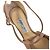 Sandali con zeppa in pelle Jimmy Choo Rosa Beige - vista 10