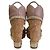 Sandali con zeppa in pelle Jimmy Choo Rosa Beige - vista 6