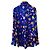 Autre Marque Camisa plisada con estampado floral Plan C Azul - vista 2