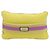 Coussin en polyester, polyamide et jute Gucci ZAREY Jaune - vue 2