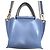 Autre Marque IACUCCI MARGHERITA Bolsa 2 em 1 em couro liso Preto Azul - vista 2
