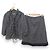 Autre Marque Bluse Rock 2-in-1 Leilian Schwarz Weiß Marineblau