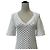 Timeless Chanel Coco Mark Strickkleid Weiß - Ansicht 3