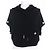 Chanel COCO Marca Botão Cashmere Tricot 2em1 Preto - vista 2