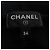 Chanel COCO Marca Botão Cashmere Tricot 2em1 Preto - vista 7