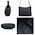 Borsa a Spalla in Nylon Prada Nero - vista 2