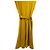 Autre Marque Vestido largo de algodón rayón con mangas francesas CYCLAS Amarillo - vista 4