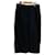 Autre Marque Falda de lino ebure Negro
