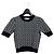 Top de punto jacquard con logo Michael Kors Negro Blanco