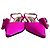Autre Marque Zapatos de tacón bajo slingback con punta afilada y logo bijou Sergio Rossi Rosa - vista 2