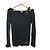 Autre Marque ASIMMETRISCHER STRICKPULLOVER BLUE LABEL CRESTBRIDGE Schwarz