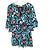 Kate Spade Blumenmuster Kleid Schwarz Mehrfarben