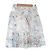 Falda de satén con estampado de flores Paul Smith BLACK