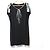 Autre Marque LEONARD Kleid mit Blumenmuster Schwarz