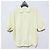 Autre Marque Mila Owen Polo Strickpullover mit Formärmeln Gelb