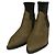 Autre Marque Spitzzehen-Stiefeletten Nouer Grün Khaki