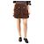 Maison Martin Margiela Mini falda de shearling marrón - talla UK 12 Castaño