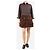 Maison Martin Margiela Mini falda de shearling marrón - talla UK 12 Castaño - vista 2