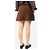 Maison Martin Margiela Mini falda de shearling marrón - talla UK 12 Castaño - vista 3
