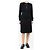 Autre Marque Falda midi de tweed negro - talla UK 8 - vista 2