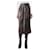 Autre Marque Brown leather button-down skirt - size UK 6  ref.2610595