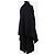 Norma Kamali Abrigo negro drapeado - talla S - vista 2