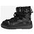 Moncler Schwarze Winterstiefel mit Schnürung - Größe EU 39 (UK 6)