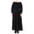 Max Mara Abito maxi nero arricciato - taglia UK 12