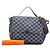 Borsa a tracolla Loewe Anagram Marrone Blu navy - vista 18