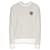 Lacoste weißer gestreifter Baumwollpullover Größe L