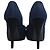 Décolleté aperti decorati in satin blu navy di Giorgio Armani - vista 3