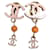 Timeless Orecchini Chanel Coco Mark Accessorio D'oro Metallico  - vista 4
