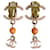 Timeless Orecchini Chanel Coco Mark Accessorio D'oro Metallico  - vista 5
