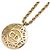 Christian Dior Collana Logo CD Dior D'oro Metallico