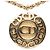 Christian Dior Collana Logo CD Dior D'oro Metallico - vista 2