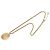 Christian Dior Collana Logo CD Dior D'oro Metallico - vista 4
